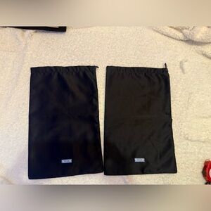 Prada Black Drawstring Dust Bag with Logo Tag